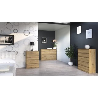 TOP E SHOP M8 MALWA KOMODA 120CM 8 SZUFLAD ARTISAN