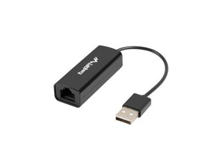 Lanberg Karta sieciowa Lanberg NC-0100-01 (USB 2.0; 1x 10/100Mbps)