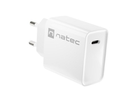 NATEC NATEC ŁADOWARKA SIECIOWA RIBERA USB-C 20W POWER DELIVERY BIAŁA NUC-2059