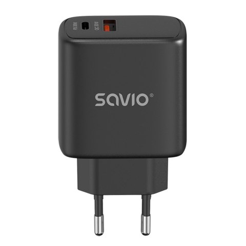 SAVIO SAVIO ŁADOWARKA SIECIOWA 30W QUICK CHARGE, POWER DELIVERY 3.0 LA-06/B