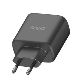 SAVIO SAVIO ŁADOWARKA SIECIOWA 30W QUICK CHARGE, POWER DELIVERY 3.0 LA-06/B