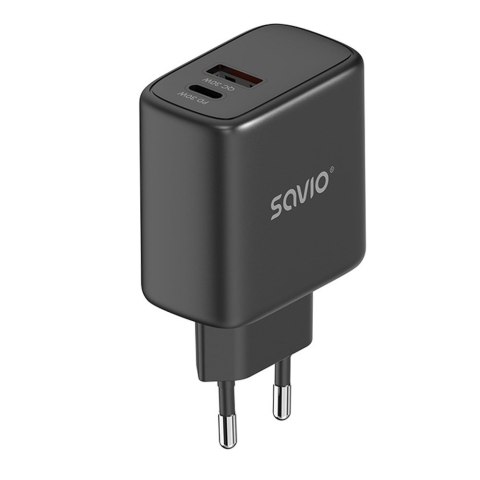 SAVIO SAVIO ŁADOWARKA SIECIOWA 30W QUICK CHARGE, POWER DELIVERY 3.0 LA-06/B