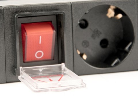 GEMBIRD GEMBIRD LISTWA ZASILAJĄCA RACK 19" PDU EG-PDU-014-C14 1U, 10A, 8X SCHUKO, WTYK C14, KABEL 3M