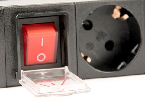 GEMBIRD GEMBIRD LISTWA ZASILAJĄCA RACK 19" PDU EG-PDU-014-C14 1U, 10A, 8X SCHUKO, WTYK C14, KABEL 3M