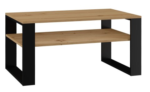 TOP E SHOP Stolik ława MODERN 1P 90x58xH50 artisan/czerń