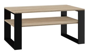 TOP E SHOP Stolik ława MODERN 1P 90x58xH50 sonoma/czerń