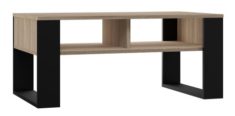 TOP E SHOP Stolik ława MODERN 2P 90x58xH50 sonoma/czarny