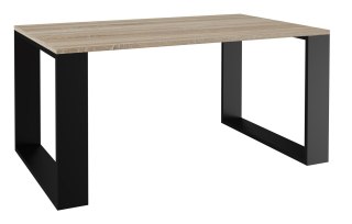 TOP E SHOP Stolik ława MODERN 90x58xH50 sonoma/czarny