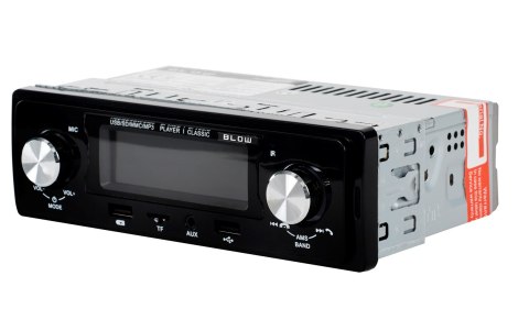 BLOW Radio samochodowe BLOW CLASSIC 78-287# (Bluetooth, USB + AUX + karty SD)