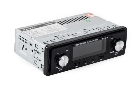 BLOW Radio samochodowe BLOW CLASSIC 78-287# (Bluetooth, USB + AUX + karty SD)