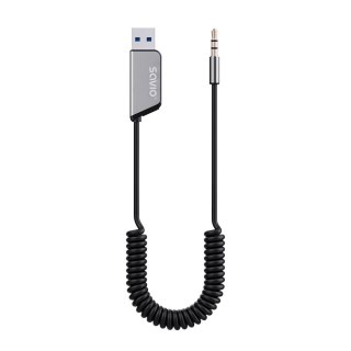 SAVIO SAVIO TRANSMITER AUX, USB, BLUETOOTH 5.3, FUNKCJA ZESTAWU GŁOŚNOMÓWIĄCEGO, TR-16