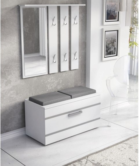 TOP E SHOP GARDEROBA OPAL BIAŁY KOMPLET