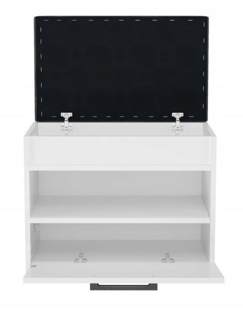 TOP E SHOP Szafka na buty ze schowkiem PARMA MINI 60x35xH49 biel