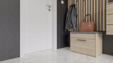 TOP E SHOP Szafka na buty ze schowkiem PARMA MINI 60x35xH49 sonoma