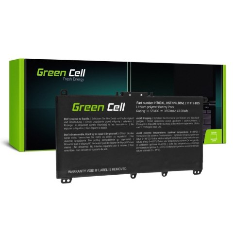 Green Cell GREEN CELL BATERIA HP163 HT03XL DO HP 240 G7 245 G7 250 G7 255 G7, HP 14 15 17, HP PAVILION 14 15 3400MAH 11.4V