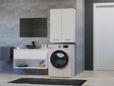 TOP E SHOP Szafka nad pralkę POLA MINI DD 64x30xH90 biel