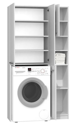 TOP E SHOP ZESTAW ŁAZIENKOWY MARPOL DD SZAFKA BIEL MAT