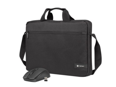 NATEC NATEC TORBA DO LAPTOPA WALLAROO 2 15.6" Z MYSZKĄ BEZPRZEWODOWĄ NTO-2051
