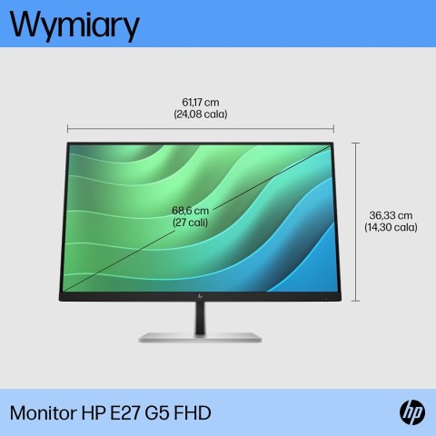 Hewlett-Packard MONITOR HP LED 27" E27 G5 (6N4E2AA)