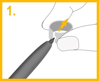 ONYX Końcówki do rysika Onyx Boox Marker Tips Max 2/Note/Nova 5pcs Czarne