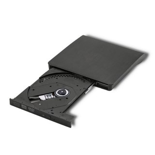 Qoltec QOLTEC NAGRYWARKA DVD-RW ZEWNĘTRZNA | USB 3.0 | CZARNA