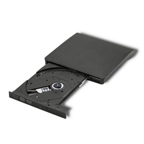 Qoltec QOLTEC NAGRYWARKA DVD-RW ZEWNĘTRZNA | USB 3.0 | CZARNA