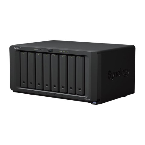 Synology NAS Synology DS1823xs+; Tower; 8x (3.5" SATA HDD/2.5" SATA SSD); AMD Ryzen V1780B, 8 GB DDR4 ECC SODIMM (max. 32GB), 2x 1GbE RJ-