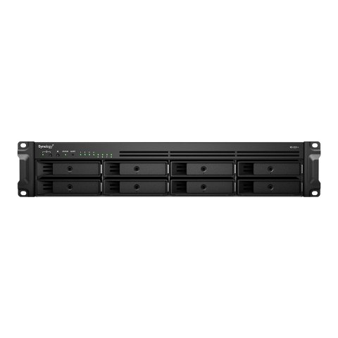 Synology NAS Synology RS1221+, 2U RACK, 8x (3.5" SATA HDD/2.5" SATA HDD), AMD Ryzen V1500B, 4 GB DDR4 ECC SODIMM, 4x 1GbE RJ-45