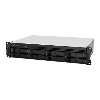 Synology NAS Synology RS1221+, 2U RACK, 8x (3.5" SATA HDD/2.5" SATA HDD), AMD Ryzen V1500B, 4 GB DDR4 ECC SODIMM, 4x 1GbE RJ-45