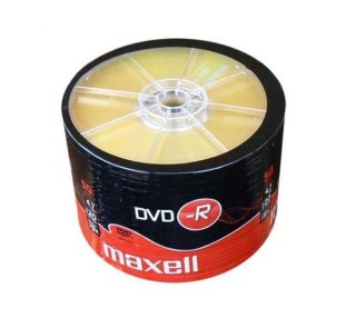 Maxell MAXELL DVD-R 4,7GB 50 szt  w opakowaniu SHRINK. Prędkość zapisu 16X, 120 min. Przeznaczenie nagrywanie Multimediów.