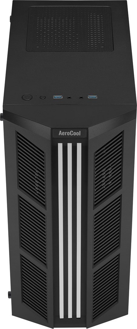 Aerocool OBUDOWA AEROCOOL PGS PRIME-G-BK-v1 RGB czarna