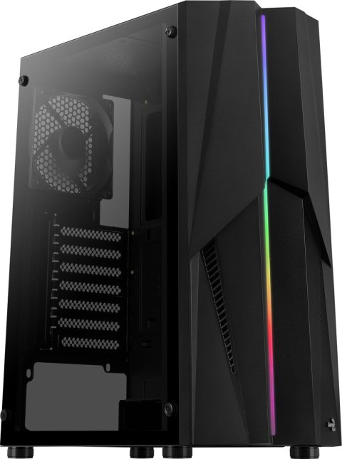 Aerocool Obudowa AEROCOOL PGS MECHA-G-BK-v1 RGB czarna