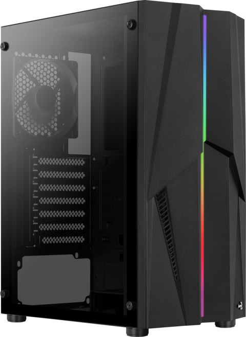 Aerocool Obudowa AEROCOOL PGS MECHA-G-BK-v1 RGB czarna