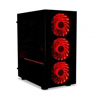IBOX Obudowa IBOX MINI TOWER PASSION V4 GAMING OPV4 (Micro ATX; kolor czarny)