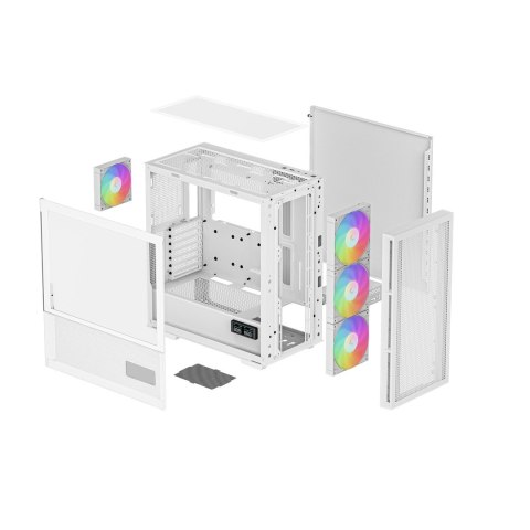 DEEPCOOL Obudowa DeepCool CH560 ARGB Digital White (R-CH560-WHAPE4D-G-1)