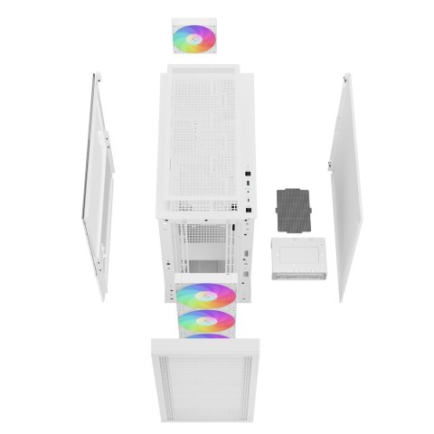 DEEPCOOL Obudowa DeepCool CH560 ARGB Digital White (R-CH560-WHAPE4D-G-1)