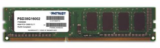 Patriot Memory Pamięć Patriot Memory Signature PSD38G16002 (DDR3 DIMM; 1 x 8 GB; 1600 MHz; CL11)