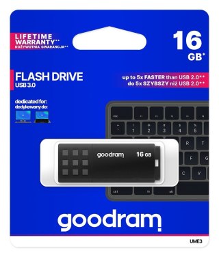 GoodRam Pendrive GoodRam UME3 UME3-0160K0R11 (16GB; USB 3.0; kolor czarny)