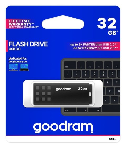 GoodRam Pendrive GoodRam UME3 UME3-0320K0R11 (32GB; USB 3.0; kolor czarny)