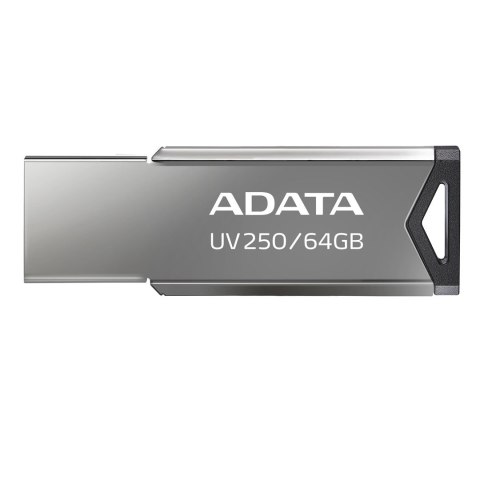 ADATA Pendrive ADATA UV250 AUV250-64G-RBK (64GB; USB 2.0; kolor srebrny)