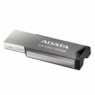 ADATA Pendrive ADATA UV250 AUV250-64G-RBK (64GB; USB 2.0; kolor srebrny)
