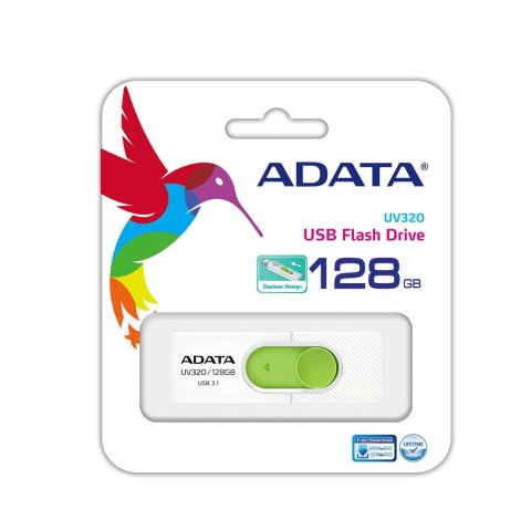 ADATA Pendrive ADATA UV320 AUV320-128G-RWHGN (128GB; USB 3.0; kolor biały)