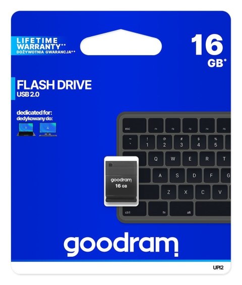 GoodRam Pendrive GoodRam Piccolo UPI2-0160K0R11 (16GB; USB 2.0; kolor czarny)