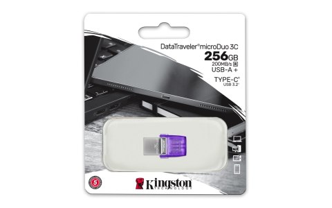 Kingston KINGSTON FLASH 256GB USB3.2 DataTraveler microDuo3C