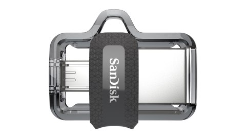 SanDisk Pendrive SanDisk Ultra Dual Drive SDDD3-064G-G46 (64GB; microUSB, USB 3.0; kolor czarny)
