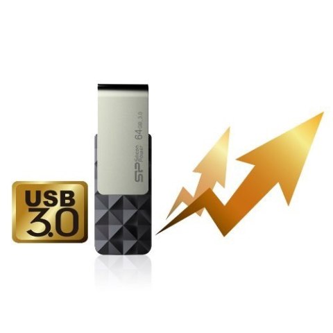Silicon Power Pendrive Silicon Power Blaze B30 64GB USB 3.1 kolor czarny (SP064GBUF3B30V1K)