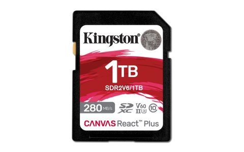 Kingston KINGSTON microSDXC Canvas 1TB React Plus UHS-II 280R/150W U3 V60 for Full HD/4K