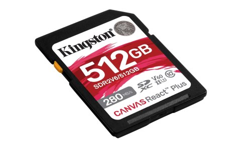 Kingston KINGSTON microSDXC Canvas 512GB React Plus UHS-II 280R/150W U3 V60 for Full HD/4K