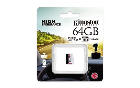 Kingston Karta pamięci Kingston Endurance SDCE/64GB (64GB; Class 10; Karta pamięci)