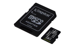 Kingston Karta pamięci z adapterem Kingston Canvas Select Plus SDCS2/128GB (128GB; Class 10, Class U1, V10; + adapter)